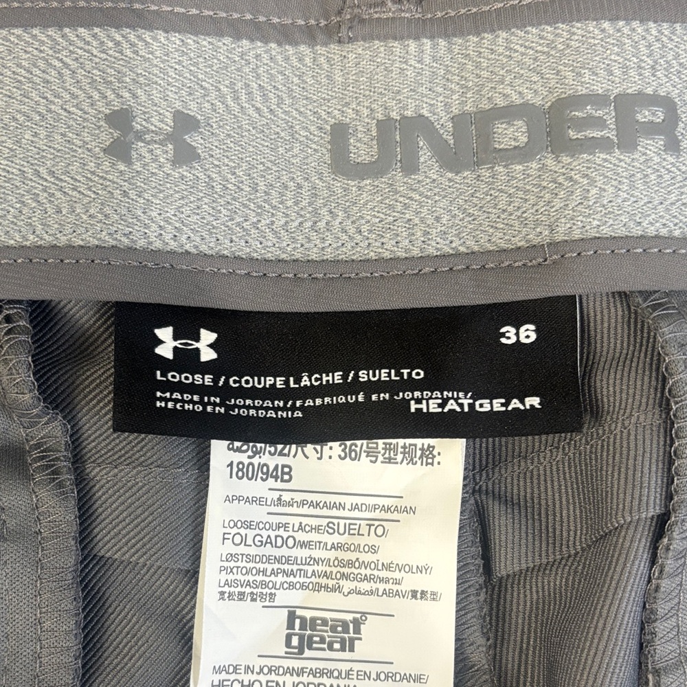 Under Armour Men's Charcoal Athletic Shorts - Picture 2 of 3